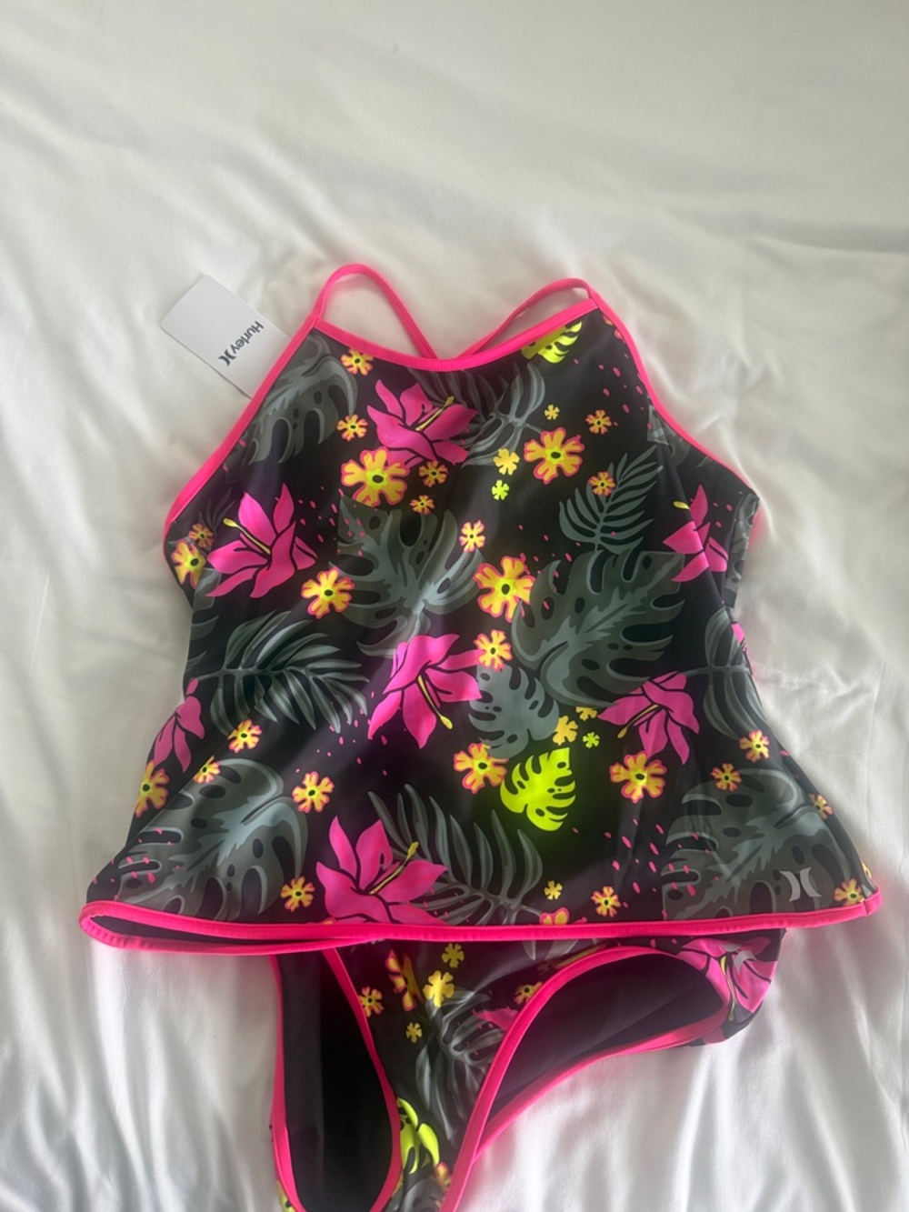 Girls Hurley tankini nwt